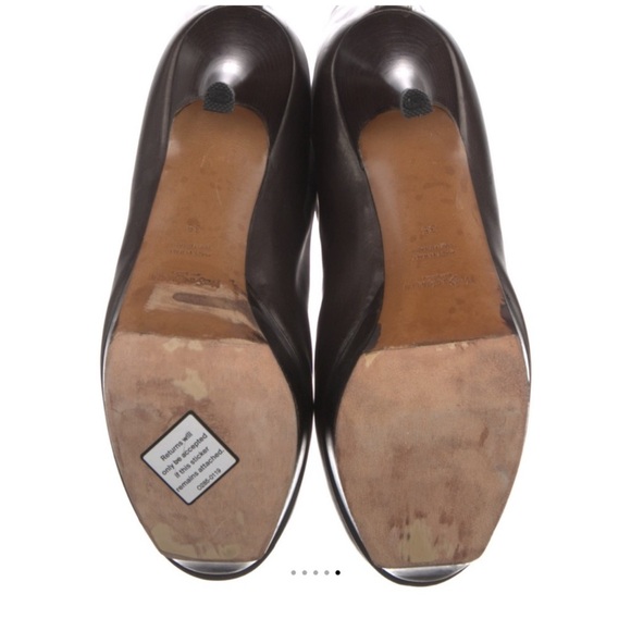 Yves Saint Laurent Espresso Heeled Boots - Picture 6 of 7